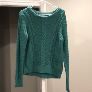 Teal sweater